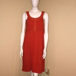 Long Orange Tommy Hilfiger dress